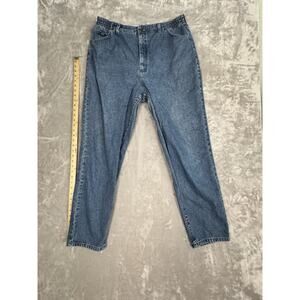 Vintage Women's Lee Dark Blue‎ Denim Jeans Size 18